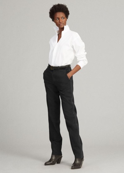 Women's Polo Ralph Lauren Wool Tuxedo Pants | 163987LBF